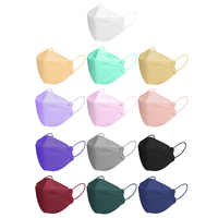 Meilleure vente kn95 masque coréen confortable adulte KF94 masque en forme de poisson masques faciaux jetables en vrac à vendre