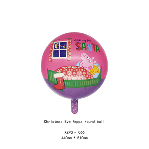 Palloncino in Alluminio Stampato con Maialino Cartoon Rotondo, Decorazione per Feste di Compleanno per Bambini, Palloncino in Mylar da <span class=keywords><strong>18</strong></span> Pollici - Product Image 4