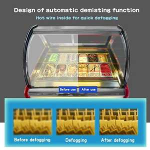 Congelador vertical pequeño para helados, 12 recipientes, exhibidor de helados con enfriamiento por aire, para tartas de helado - Product Image 6