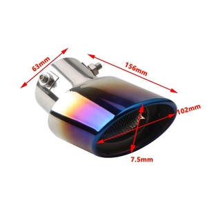 <span class=keywords><strong>Punta</strong></span> <span class=keywords><strong>de</strong></span> silenciador <span class=keywords><strong>de</strong></span> escape <span class=keywords><strong>de</strong></span> accesorios modificados para coche <span class=keywords><strong>de</strong></span> acero inoxidable <span class=keywords><strong>de</strong></span> entrada Universal <span class=keywords><strong>de</strong></span> 63mm con tubo trasero <span class=keywords><strong>de</strong></span> malla <span class=keywords><strong>de</strong></span> tiburón - Product Image 5