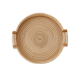 Bandeja de mimbre Natural hecha a mano, bandeja bohemia de decoración perfecta para decoración del hogar y Hotel, venta al por mayor - Product Image 2