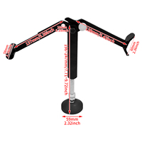 Béquille de support de roue de support d'ascenseur pliable de moto résistante pour la conception se pliante stable universelle de vélos de Harley