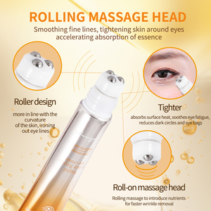 Crema para Eliminar Bolsas de Ojos HAICUIER OEM 360 °   Crema para Ojos con Rodillo para Eliminar las Ojeras, Productos para el Cuidado Facial para las Bolsas Debajo de los Ojos - Product Image 5