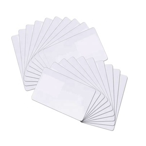 Tarjetas de plástico en blanco de PVC blanco CR80 para impresora de tarjetas de identificación de todas las marcas - Product Image 2