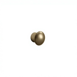 Solid Brass Oval Cabinet Knob Gold Tone <b>Metal</b> Drawer Pull Handle for Kitchen <b>Cupboard</b> Furniture Modern Luxury Knobs Home Decor - Product Image 1