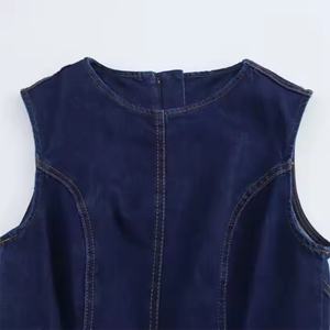 Nouvelle Robe Slim Tendance en Coton Vintage pour l'Été – Robe en Jean Personnalisée pour Femme - Product Image 4