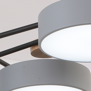 Lustre en <span class=keywords><strong>bois</strong></span> acrylique <span class=keywords><strong>noir</strong></span> suspendu créatif de style moderne allumant en gros AC lampes suspendues décoratives pour la vie d'hôtel - Product Image 6