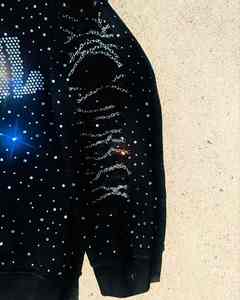 Yingling เสื้อฮู้ดผ้าฟลีซสองชั้นผ้ามีฮู้ดแบบบ็อกซี่สองชั้น550ออกแบบได้ตามต้องการน้ำหนักมาก - Product Image 2