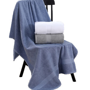 Serviettes <span class=keywords><strong>de</strong></span> <span class=keywords><strong>bain</strong></span> extra larges 100% coton avec logo personnalisé, couleur unie, serviettes <span class=keywords><strong>de</strong></span> <span class=keywords><strong>bain</strong></span> épaisses en coton, serviettes enveloppantes pour la salle <span class=keywords><strong>de</strong></span> <span class=keywords><strong>bain</strong></span> - Product Image 3