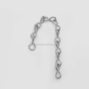 Electro-galvanizado Link Chain Single Jack Chains Unwelded Link Chain disponível em várias especificações