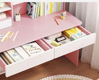 Escritorios de Computadora de Esquina Minimalistas Modernos, Mesa para el Hogar, Mesa de Juguete para Niños y Niñas, Mesa de Estudio de Madera