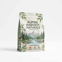 Sacs d'emballage pour aliments pour chiens et chats, en plastique, à fond plat, à huit soudures latérales, de qualité alimentaire, impression personnalisée OEM ODM, fourniture directe d'usine