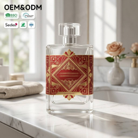 Autocollant de logo 3D de style arabe, emballage de flacon de parfum de luxe, adhésif puissant, étiquette de parfum en métal gaufré personnalisée