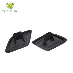 Cubiertas de boquillas de lavado de faros para Jeep Grand Cherokee 68078291AB LH 68078290AB RH, de plástico, con clip para el embellecedor del parachoques delantero - Product Image 2