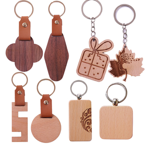 Handcrafted Various Styles Wood Keychains Finest Quality for Decoration