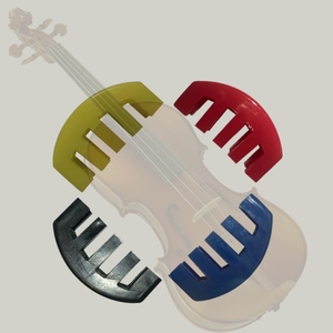 Accessoires de violon Sourdine de violon en caoutchouc noir coloré pour la vente en gros - Product Image 1