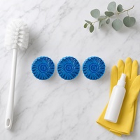 Tablettes nettoyantes pour cuvettes de toilettes à action rapide, pour éliminer la saleté et contrôler les taches et les odeurs dans la salle de bain