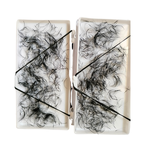 Extensiones de Pestañas Pre-fabricadas 14D/500 1000, Pelo Sintético Vietnamita, Volumen Completo, Grosor de 0.05mm, Hechas a Mano, Multi-Rizo - Product Image 4