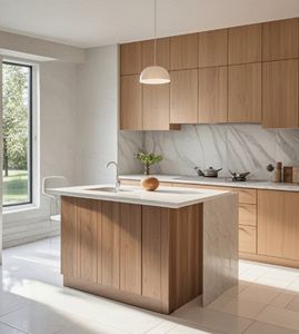 Gabinete de Cocina Moderno de Madera Contrachapada MDF de Fabricantes - Product Image 3