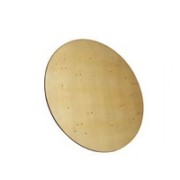 Table de banquet pliante moderne en bois de bouleau robuste - Table ronde de 72 pouces pour restaurant de luxe et fêtes à domicile