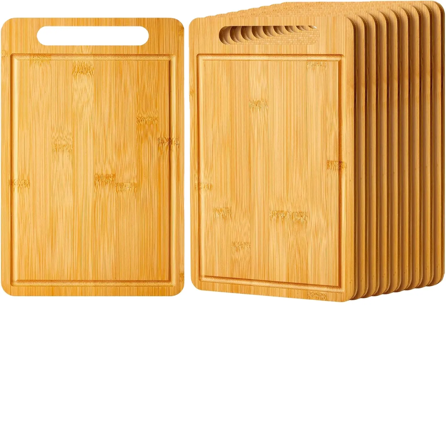 Factory Direct Custom Wood Cutting Board with Groove Bamboo Wooden Cutting Board for DIY kitchen