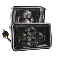 Phares à LED 4x6 pour Oldsmobile Cutlass Supreme 1986-1996, Delta 88, Toronado, pièces détachées, accessoires de phares à LED