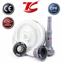 Selang Pemadam Kebakaran Bersertifikasi CE FM CPR 1.5/2.0/2.5 Inci dengan Set Nozzle