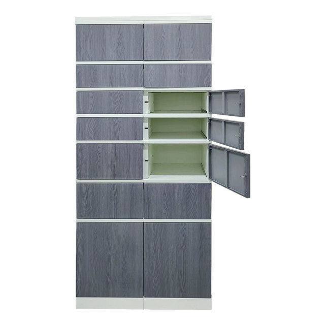 Knocked-down Structure Smart Parcel Locker 60 Door QR System Smart Storage Mobile Phone Charging Cabinet RFID Tag Label