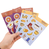 Hojas de Pegatinas Personalizadas Impresas en Papel Adhesivo Vinílico Mate Impermeable, Tamaños A4, A5 y A6, con Corte Kiss Cut para Niños