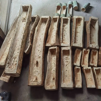 Pot bunga kayu dekoratif dalam ruangan kualitas tinggi penanam