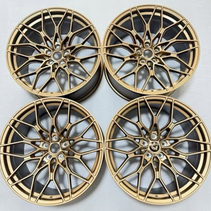 Rines de Aleación de Oro 6061T6 Forjados a Medida, 5x120/5x112/5x114.3, para Autos <span class=keywords><strong>BMW</strong></span> M3 M4 <span class=keywords><strong>M8</strong></span>, 18 19 20 21 <span class=keywords><strong>22</strong></span> 24 Pulgadas - Product Image 2