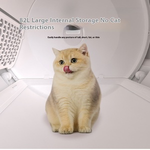 Slimme Elektrische Automatische Kattenbak Groot Afvalverwijderingssysteem Voor Huisdieren Met Eenvoudig Schoon Te Maken, Ingesloten Toilet Voor Katten - Product Image 5