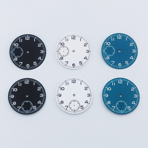 Cadran stérile de 37 mm, cadran semi-<span class=keywords><strong>mouvement</strong></span>, cadran OEM, compatible avec les mouvements <span class=keywords><strong>ETA</strong></span> <span class=keywords><strong>6497</strong></span> 6498 Seagull ST3600 ST3620 série ST36 - Product Image 1
