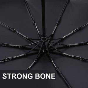ร่มพับอัตโนมัติพิมพ์ลายโลโก้แบบกำหนดเองทันสมัยสำหรับธุรกิจ พร้อมไฟฉาย ใช้ได้ทั้งกันแดดและกันฝน เหมาะสำหรับเป็นของขวัญ - Product Image 2