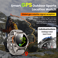 Remax Montre Intelligente Sportive Tactile 1.43" Étanche 5 ATM avec Suivi du Sommeil et de l'Activité GPS pour l'Extérieur