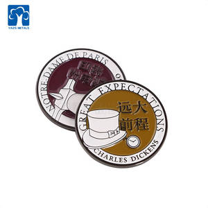 Pièces de Monnaie Commémoratives Personnalisées : Pièce sur le Thème de <span class=keywords><strong>la</strong></span> <span class=keywords><strong>Littérature</strong></span> et des Célébrités pour Collection, Souvenir ou Cadeau - Product Image 1