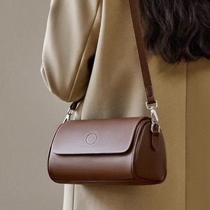 Sacs à main haut de gamme pour femmes, nouveau style 2025, mini sac rond bandoulière avec deux sangles et fermeture éclair - Product Image 5