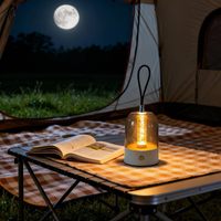 Lampe de bureau LED portable moderne sans fil avec ambiance bulle, protection oculaire, intensité réglable, commande tactile, pour lecture et utilisation en extérieur