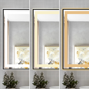 Màn hình cảm ứng thông minh LED gương chống sương mù treo tường thông minh Vàng Gương phòng tắm - Product Image 4