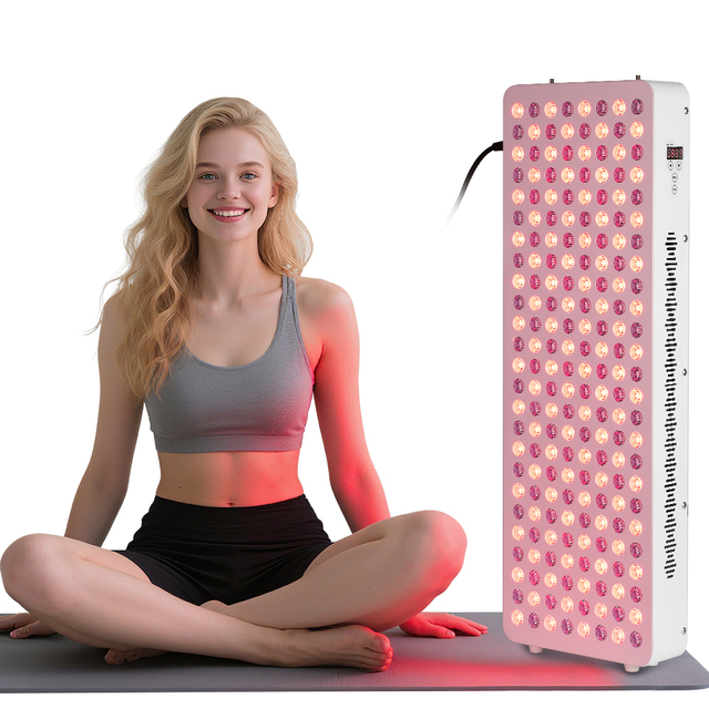 Red Light Therapy Panel for Body and Face,200 Leds Near Infrared Light 660nm 850nm,High Power Panel for Recovery