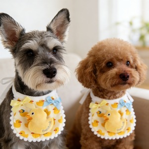 [618] Accesorios para mascotas, baberos para gatos, pañuelos para perros, bonitos pañuelos para la saliva de perros pequeños para el verano. - Product Image 3