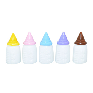 Figurine miniature KI quyu de couleur unie, biberon, jouet miniature pour jeu de rôle, accessoire alimentaire et de jeu, crème en résine, coque de téléphone - Product Image 5