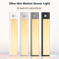 Lampes de comptoir Tuodi avec charge Type-C, sans fil, 300 mAh, détecteur de mouvement PIR, éclairage LED pour couloir, armoire, veilleuses, adhésif 3M, IP20, faisceau de 120°