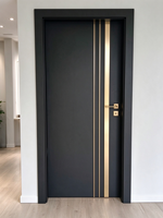 Porte intérieure moderne en bois massif, style Shaker, 2 panneaux, 30x80 po, apprêtée blanche, pour maison, norme américaine