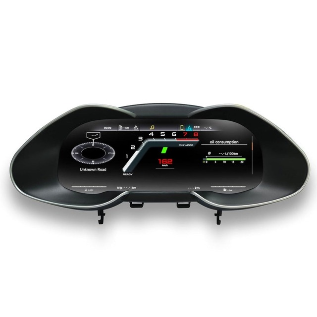 Plug and Play No Wiring Damage Car LCD Instrument Cluster Full Screen Navigation for Audi R8 2007 2008 2009 2010-2015