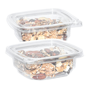 Bán buôn vuông giả mạo bằng chứng dùng một lần 8oz 12oz 16oz 24oz 32oz hạt bao bì hộp nhựa với nắp - Product Image 5