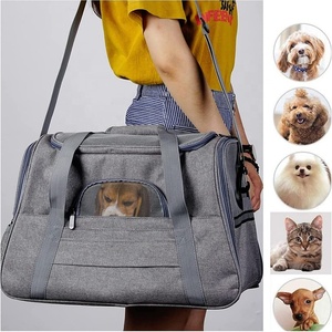 Oxford Cloth Travel Pet Carrier <strong>Bag</strong> Collapsible <strong>Cat</strong> Carrier <strong>Bag</strong> - Product Image 5