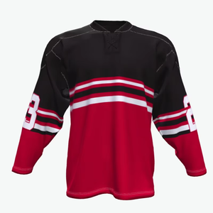 最佳质量OEM快干冰球服装时尚模板可打印曲棍球运动衫 - Product Image 5