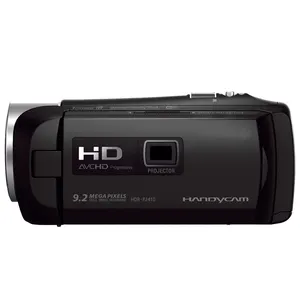 ビデオカメラカムコーダー使用HDR-PJ410ポータブルプロジェクターVloggingカメラレコーダー30Xズーム高解像度ハンディカムカムコーダー