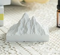 Coffret Cadeau Diffuseur de Parfum Pierre Montagne enneigée, Sans Flamme, Aromathérapie, Parfum d'Intérieur Longue Durée, Huile Essentielle Désodorisante